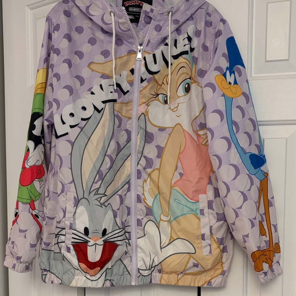 Warner Bros. Lavender Looney Tunes Character Hoodie